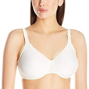 Sz 36DD Ivory Wacoal Ultra Full Figure Seamless Underwire Bra